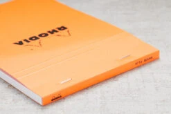 Rhodia No. 16 A5 Notepad - Orange, Blank -Office Supply Series Store Rhodia ClassicNotepad TopBound No16 Stapled Blank Orange 3