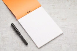 Rhodia No. 16 A5 Notepad - Orange, Lined 19 Rhodia No. 16 A5 Notepad - Orange, Lined -Office Supply Series Store Rhodia ClassicNotepad TopBound No16 Stapled Lined Orange 2