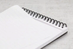 Rhodia No. 16 Top Wirebound A5 Notepad - Black, Lined -Office Supply Series Store Rhodia ClassicNotepad TopBound No16 Wirebound Lined Black 4