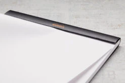 Rhodia No. 18 A4 Notepad - Black, Blank 16 Rhodia No. 18 A4 Notepad - Black, Blank -Office Supply Series Store Rhodia ClassicNotepad TopBound No18 Stapled Blank Black 4