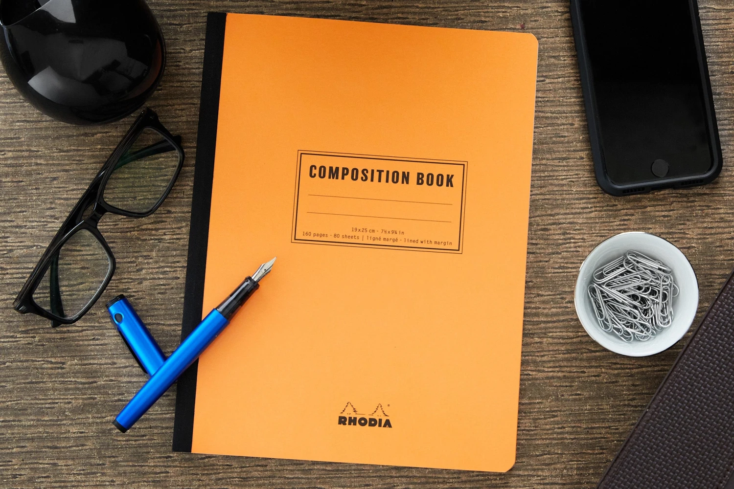 Rhodia Composition Book - Orange, Lined 6 Rhodia Composition Book - Orange, Lined - Image 4