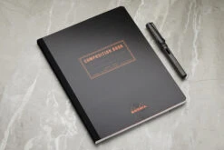 Rhodia Composition Book - Black, Lined -Office Supply Series Store Rhodia CompositionNotebook Lined Black 1