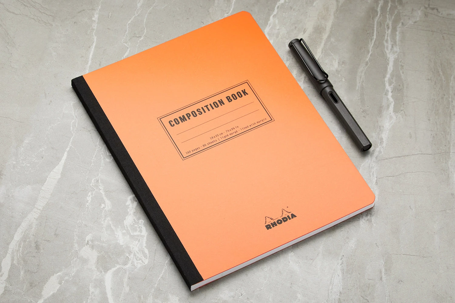 Rhodia Composition Book - Orange, Lined 4 Rhodia Composition Book - Orange, Lined - Image 2