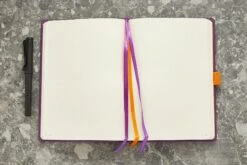 Rhodia Goalbook Dot Grid A5 Hardcover Journal - Purple (Ivory Paper) -Office Supply Series Store Rhodia Goalbooks DotGrid A5 Purple 2