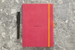 Rhodia Goalbook Dot Grid A5 Hardcover Journal - Raspberry (Ivory Paper) -Office Supply Series Store Rhodia Goalbooks DotGrid A5 Raspberry 1