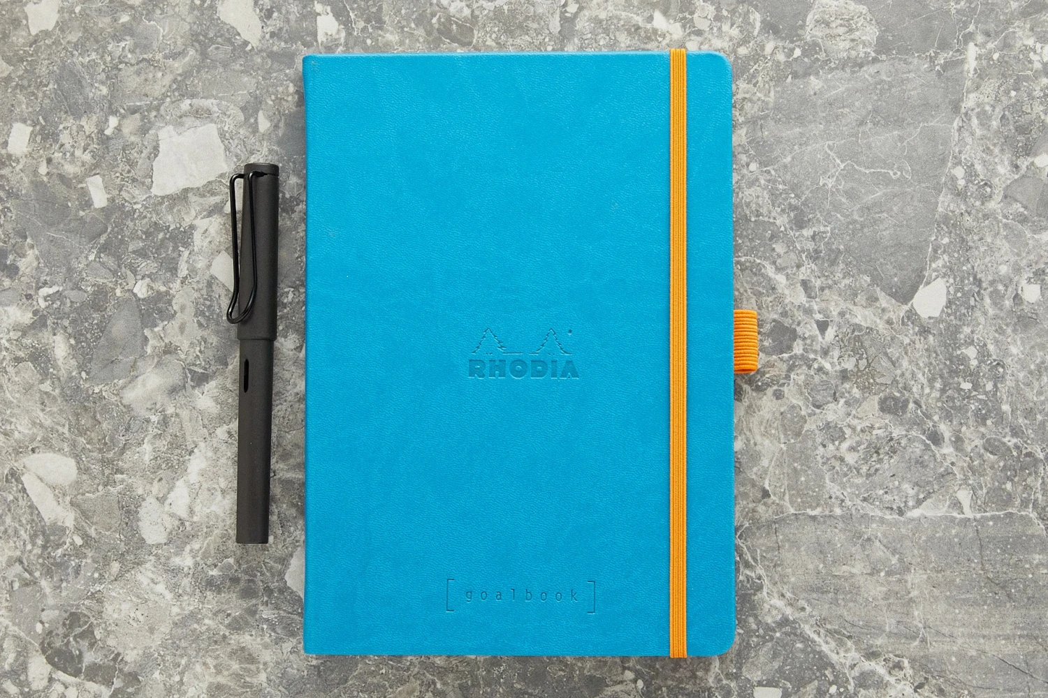 Rhodia Goalbook Dot Grid A5 Hardcover Journal - Turquoise (Ivory Paper) 5 Rhodia Goalbook Dot Grid A5 Hardcover Journal - Turquoise (Ivory Paper) - Image 3