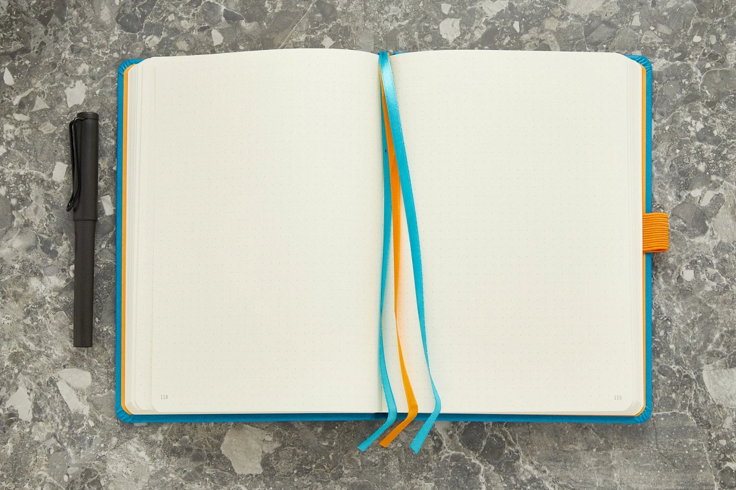 Rhodia Goalbook Dot Grid A5 Hardcover Journal - Turquoise (Ivory Paper) 4 Rhodia Goalbook Dot Grid A5 Hardcover Journal - Turquoise (Ivory Paper) - Image 2