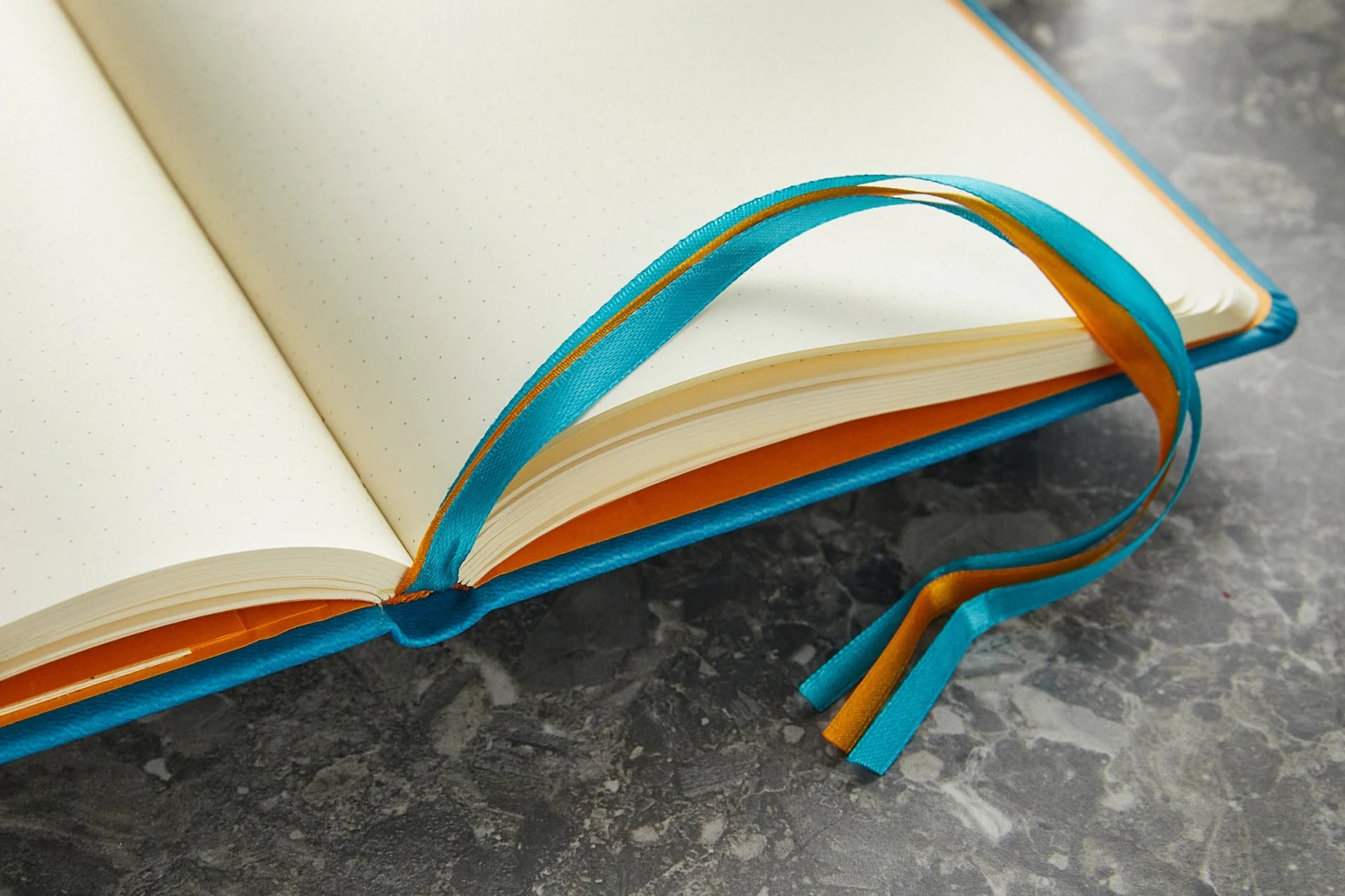 Rhodia Goalbook Dot Grid A5 Hardcover Journal - Turquoise (Ivory Paper) 7 Rhodia Goalbook Dot Grid A5 Hardcover Journal - Turquoise (Ivory Paper) - Image 5