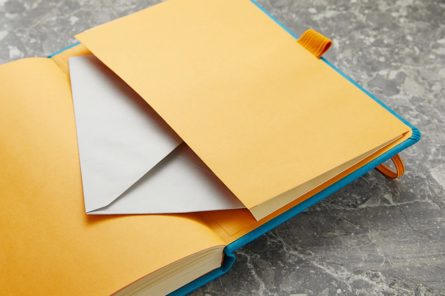 Rhodia Goalbook Dot Grid A5 Hardcover Journal - Turquoise (Ivory Paper) 8 Rhodia Goalbook Dot Grid A5 Hardcover Journal - Turquoise (Ivory Paper) - Image 6