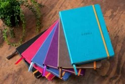 Rhodia Goalbook Dot Grid A5 Hardcover Journal - Turquoise (Ivory Paper) 25 Rhodia Goalbook Dot Grid A5 Hardcover Journal - Turquoise (Ivory Paper) -Office Supply Series Store Rhodia GoalbooksHardcover BlackChocolateTurquoiseSapphirePurpleRaspberry group 2