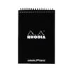 Rhodia No. 16 Top Wirebound A5 Notepad - Black, Dot Grid -Office Supply Series Store Rhodia No16 A5 Wirebound Black DotGrid OW 1