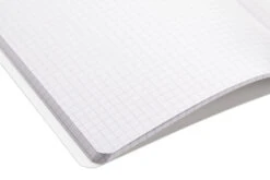 Rhodia Classic Side Staplebound A5 Notebook - Ice White, Graph -Office Supply Series Store Rhodia Notebook Staplebound GridPaper IceWhite OW 4