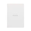 Rhodia Classic Side Staplebound A5 Notebook - Ice White, Graph -Office Supply Series Store Rhodia Notebook Staplebound IceWhite OW 1
