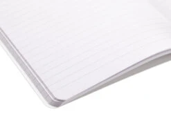 Rhodia Classic Side Staplebound A5 Notebook - Ice White, Lined -Office Supply Series Store Rhodia Notebook Staplebound LinedPaper IceWhite OW 4