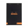 Rhodia No. 16 Premium A5 Notepad - Black, Lined 2 Rhodia No. 16 Premium A5 Notepad - Black, Lined -Office Supply Series Store Rhodia PremiumNotepad No16 Black Lined 1