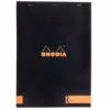 Rhodia No. 18 Premium A4 Notepad - Black, Lined 1 Rhodia No. 18 Premium A4 Notepad - Black, Lined -Office Supply Series Store Rhodia PremiumNotepad No18 Black Lined 1