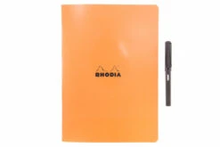 Rhodia Classic Side Staplebound A4 Notebook - Orange, Lined 8 Rhodia Classic Side Staplebound A4 Notebook - Orange, Lined -Office Supply Series Store Rhodia Staplebound Side A4 Orange Lined 2