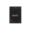 Rhodia No. 11 A7 Notepad - Black, Graph 1 Rhodia No. 11 A7 Notepad - Black, Graph -Office Supply Series Store Rhodia Staplebound Top No11 Black Graph 1
