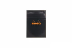 Rhodia No. 13 A6 Notepad - Black, Graph -Office Supply Series Store Rhodia Staplebound Top No13 Black Graph 1