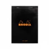 Rhodia No. 16 A5 Notepad - Black, Blank -Office Supply Series Store Rhodia Staplebound Top No16 Black Blank 1