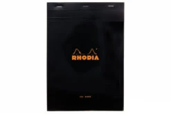 Rhodia No. 18 A4 Notepad - Black, Blank