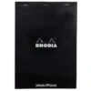 Rhodia No. 18 A4 Notepad - Black, Dot Grid -Office Supply Series Store Rhodia Staplebound Top No18 Black Dot 1