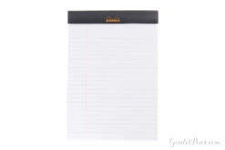 Rhodia No. 16 A5 Notepad - Black, Lined -Office Supply Series Store Rhodia Top Staplebound No16 Black Lined 1