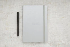 Rhodia A5 Webnotebook - Silver, Lined -Office Supply Series Store Rhodia WebNotebook A5 Lined Silver 1
