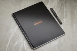 Rhodia Classic Wirebound Notebook - Black, Graph (8.86 X 11.69) 12 Rhodia Classic Wirebound Notebook - Black, Graph (8.86 X 11.69) -Office Supply Series Store Rhodia Wirebound Graph Black 2