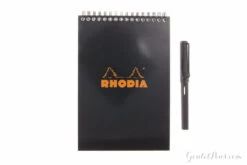Rhodia No. 16 Top Wirebound A5 Notepad - Black, Graph -Office Supply Series Store Rhodia Wirebound Top No16 Black Graph 3