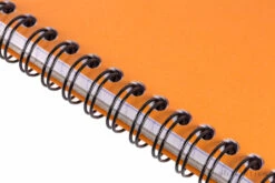 Rhodia No. 18 Top Wirebound A4 Notepad - Orange, Lined -Office Supply Series Store Rhodia Wirebound Top No18 Orange Lined 4