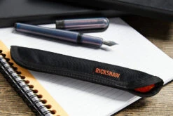 Rickshaw Bagworks 1 Pen Sleeve - Black/Orange -Office Supply Series Store Rickshaw 1PenSleeve BlkOrange 1