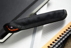 Rickshaw Bagworks 1 Pen Sleeve - Black/Orange -Office Supply Series Store Rickshaw 1PenSleeve BlkOrange 3