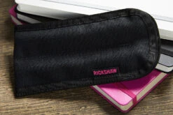 Rickshaw Bagworks 2 Pen Long Coozy - Black/Pink -Office Supply Series Store Rickshaw 2PenSleeve BlkPink 2