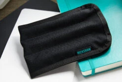 Rickshaw Bagworks 3 Pen Long Coozy - Black/Peacock -Office Supply Series Store Rickshaw 3PenSleeve BlkPeacock 2