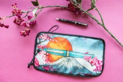 Rickshaw Bagworks Deluxe 6-Pen Roll - Mt. Fuji 26 Rickshaw Bagworks Deluxe 6-Pen Roll - Mt. Fuji -Office Supply Series Store Rickshaw 6Pen MtFuji