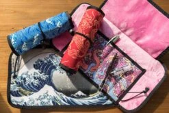 Rickshaw Bagworks Deluxe 6-Pen Roll - Great Wave -Office Supply Series Store Rickshaw Bagworks Deluxe6PenRoll 1 a2e8bd49 6f10 4980 ac55 f1d7e1265f00