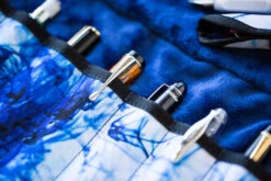 Rickshaw Bagworks Deluxe 8-Pen Roll - Inky Blue 13 Rickshaw Bagworks Deluxe 8-Pen Roll - Inky Blue -Office Supply Series Store Rickshaw Bagworks Deluxe8PenRoll InkyBlue 5