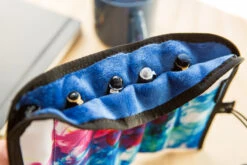 Rickshaw Bagworks Simple 6-Pen Hand Roll - Inky Rainbow 10 Rickshaw Bagworks Simple 6-Pen Hand Roll - Inky Rainbow -Office Supply Series Store Rickshaw Bagworks Simple6PenRoll InkyRainbow 4