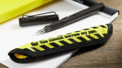 Rickshaw Bagworks 1 Pen Sleeve - No Borrow Yellow 11 Rickshaw Bagworks 1 Pen Sleeve - No Borrow Yellow -Office Supply Series Store Rickshaw NoBorrow PenSleeves Yellow 2