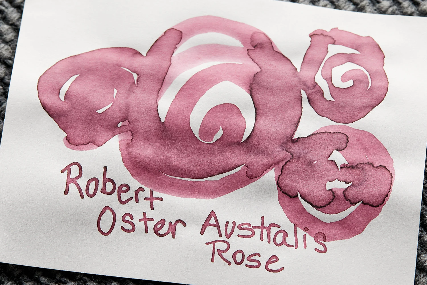 Robert Oster Australis Rose - 50ml Bottled Ink 6 Robert Oster Australis Rose - 50ml Bottled Ink - Image 4