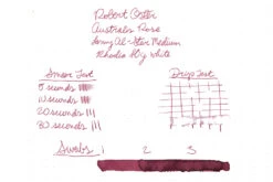 Robert Oster Australis Rose - 50ml Bottled Ink 17 Robert Oster Australis Rose - 50ml Bottled Ink -Office Supply Series Store RobertOster AustralisRose InkReview Rhodia 80g 1