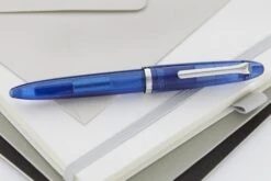 Sailor Compass 1911 Fountain Pen - Transparent Blue -Office Supply Series Store Sailor 1911 Compass BlueDemo 1
