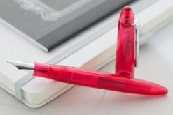 Sailor Compass 1911 Fountain Pen - Transparent Pink -Office Supply Series Store Sailor 1911 Compass PinkDemo 3
