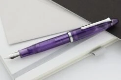 Sailor Compass 1911 Fountain Pen - Transparent Purple -Office Supply Series Store Sailor 1911 Compass PurpleDemo 2