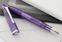 Sailor Compass 1911 Fountain Pen - Transparent Purple -Office Supply Series Store Sailor 1911 Compass PurpleDemo 3