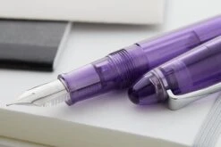 Sailor Compass 1911 Fountain Pen - Transparent Purple -Office Supply Series Store Sailor 1911 Compass PurpleDemo 4