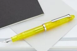Sailor Compass 1911 Fountain Pen - Transparent Yellow -Office Supply Series Store Sailor 1911 Compass YellowDemo 2