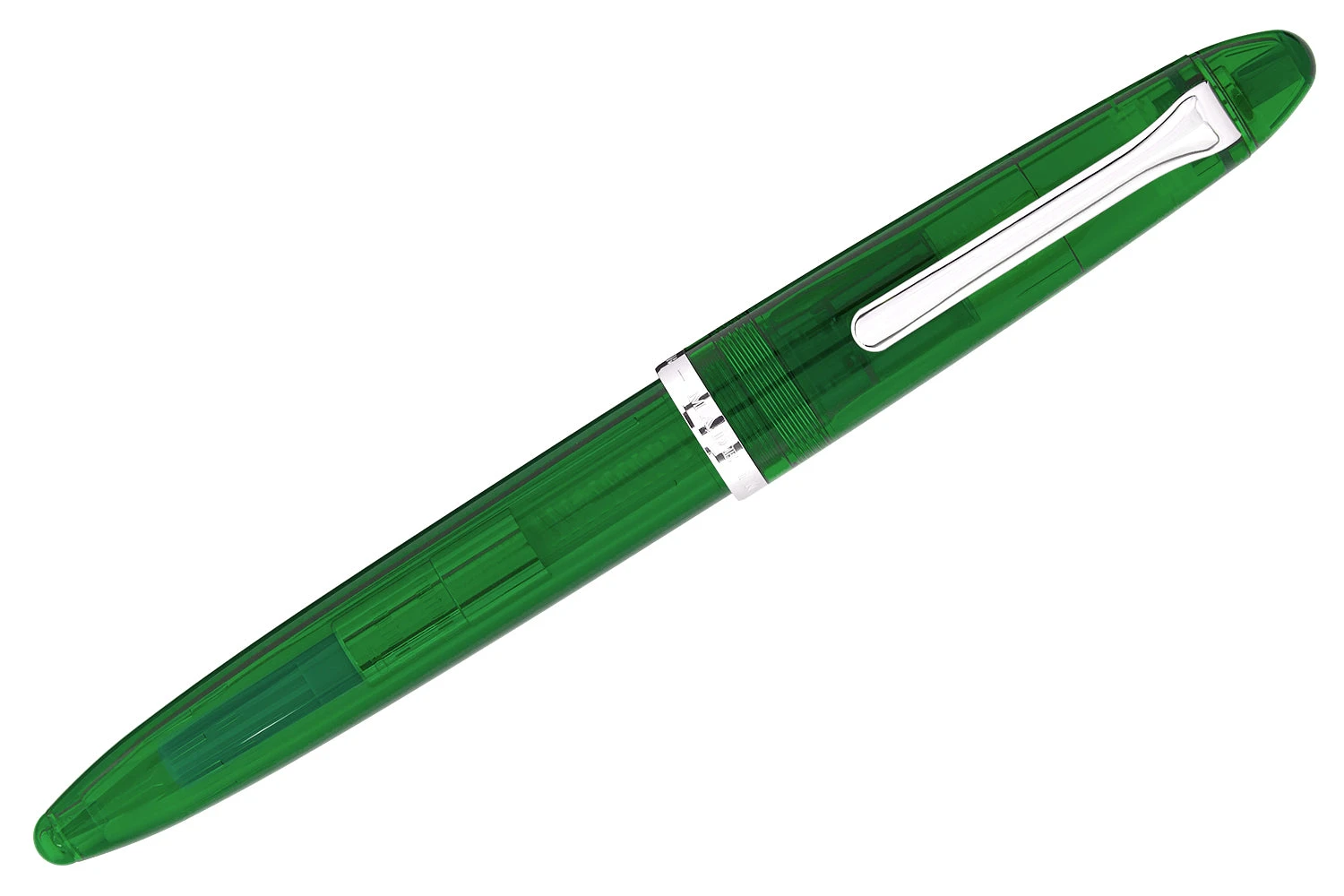 Sailor Compass 1911 Fountain Pen - Transparent Green 4 Sailor Compass 1911 Fountain Pen - Transparent Green - Image 2