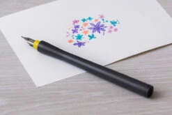 Sailor Hocoro Gray Dip Pen & Nib - Fude -Office Supply Series Store Sailor Compass Hocoro DipPen Grey FudeNib stock 4